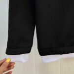 دورس اسپرت تیکه دوزی سفید تو کرکی کد 851