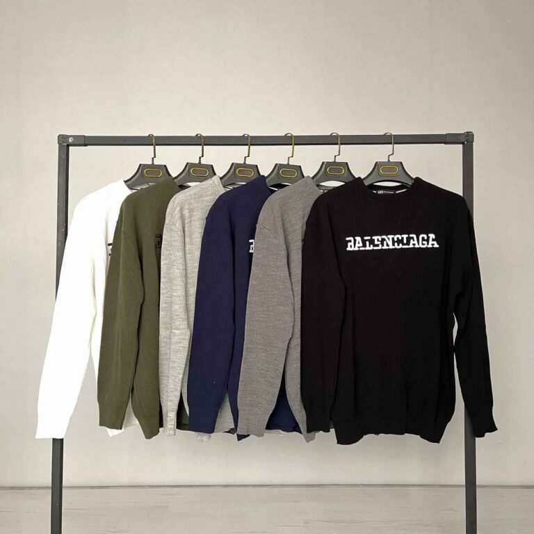 بلوز بافت اسپرت گلدوزی Balenciaga آکریل کد 8954