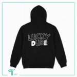 هودی اسپرت پشت چاپ Lucky توکرکی کد 874