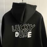 هودی اسپرت پشت چاپ Lucky توکرکی کد 874