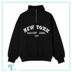 دورس اسپرت نیم زیپ NewYork تو کرکی استایل باکسی کد 891
