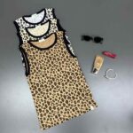 تاپ بلند پلنگی کبریتی سوپر پنبه کد 1035