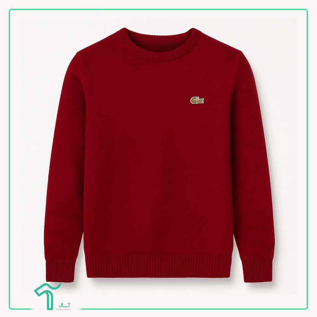 بلوز بافت اسپرت Lacoste یقه گرد کد 1500