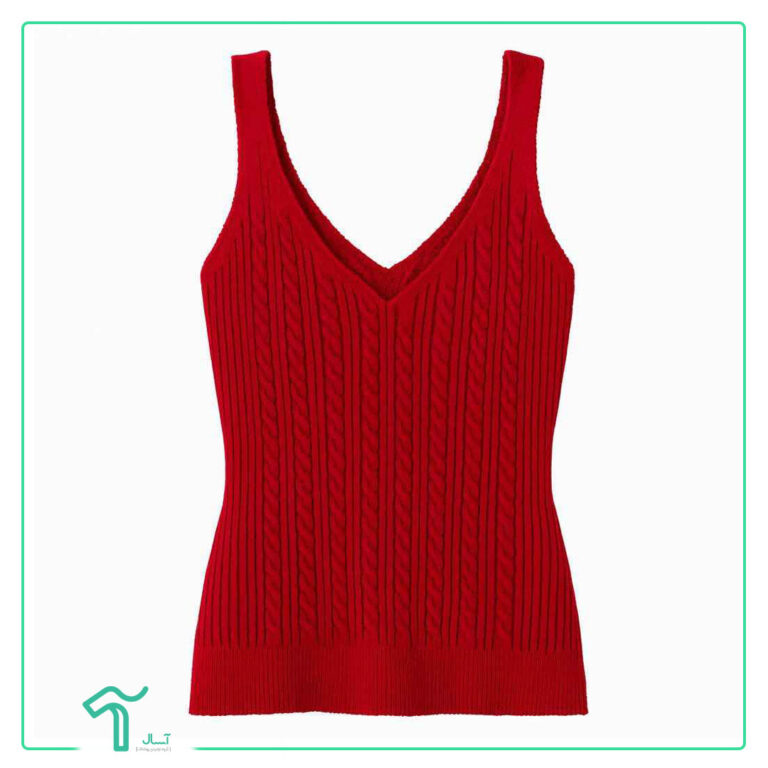 تاپ بوکله مارپیچ یقه هفت کد 9251