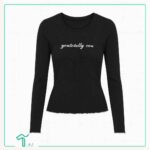 بلوز You Totally Can کبریتی پنبه کد 1030