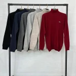بلوز بافت اسپرت Lacoste یقه اسکی کد 9229