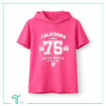 تیشرت کلاهدار CALIFORNIA سوپرپنبه کد 1064