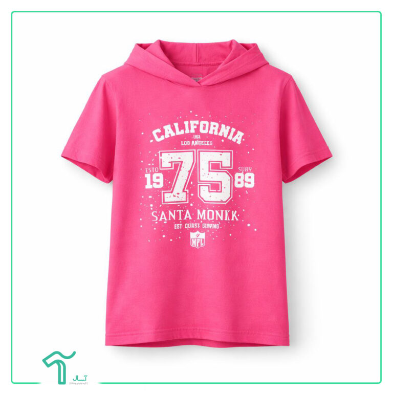 تیشرت کلاهدار CALIFORNIA سوپرپنبه کد 1064