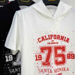 تیشرت کلاهدار CALIFORNIA سوپرپنبه کد 1064