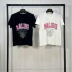 تیشرت سفید و مشکی MALIBU کد 1069