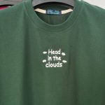 تیشرت باکسی Clouds گلدوزی کد 1146