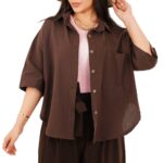 شومیز دالبر لینن کد 9398